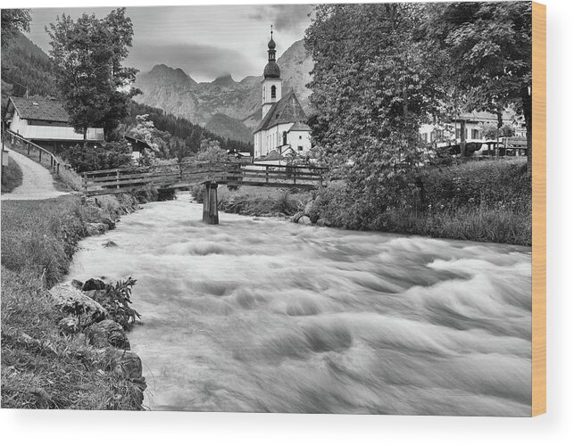 Photography Wood Print featuring the photograph Ramsau, Bavaria by Andreas Levi