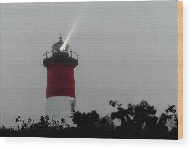 Nauset Wood Print featuring the photograph Nauset Lighthouse by Doolittle Photography and Art