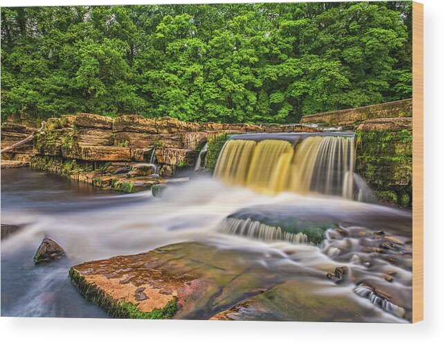 Richmond Wood Print featuring the photograph River Swale, Yorkshire by David Ross