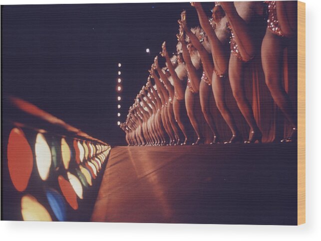 Radio City Rockettes Wood Print featuring the photograph Rockettes by Art Rickerby
