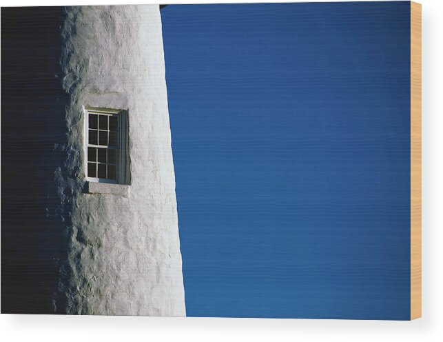 Lighthouse Wood Print featuring the photograph Room with View Lite by Jeff Cooper