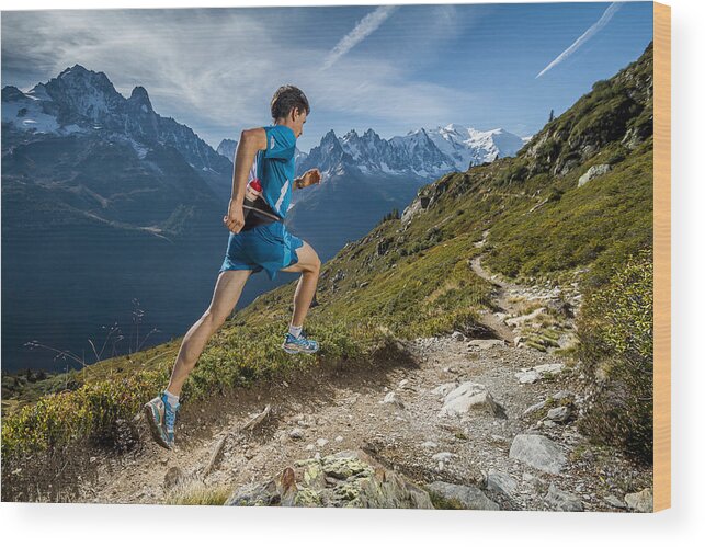 Action Wood Print featuring the photograph Running With @sebchaigneau by Tristan Shu