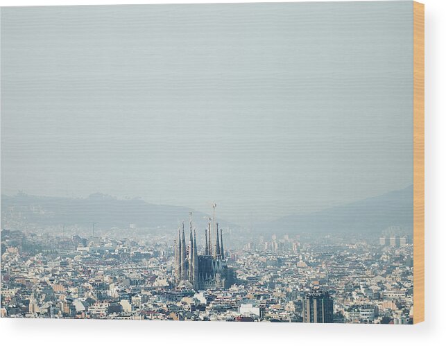 Sagrada Familia Wood Print featuring the photograph Sagrada Familia by Roc Canals Photography