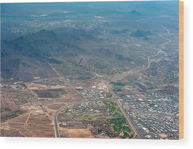 Geology Wood Print featuring the photograph Scottsdale, Arizona, Usa by Brian Stablyk