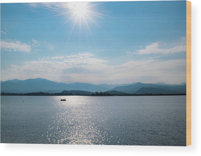 Lake Wood Print featuring the photograph Shadow Mountain Lake by Nicole Lloyd