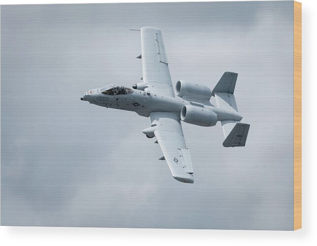 Soaring Thunderbolt Wood Print featuring the photograph Soaring Thunderbolt by Todd Henson