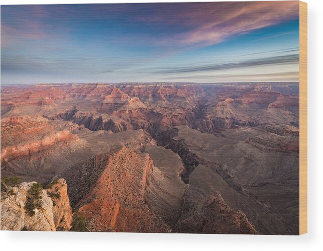Grand Canyon Wood Print featuring the photograph South Rim Sunrise by Jeffrey C. Sink