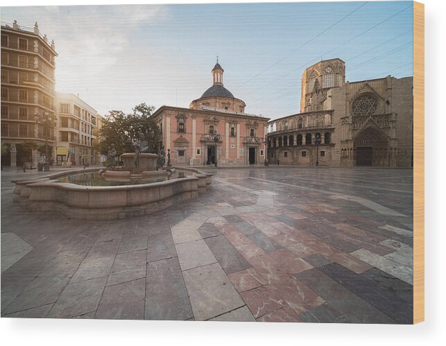 Landscape Wood Print featuring the photograph Square Of The Virgin Saint Mary by Prasit Rodphan