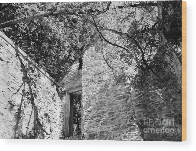 Stone Wood Print featuring the photograph Stone House, Harpers Ferry by Steve Ember