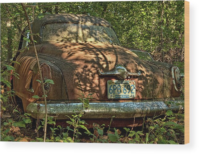 Studebaker Wood Print featuring the photograph Studebaker #12 by James Clinich