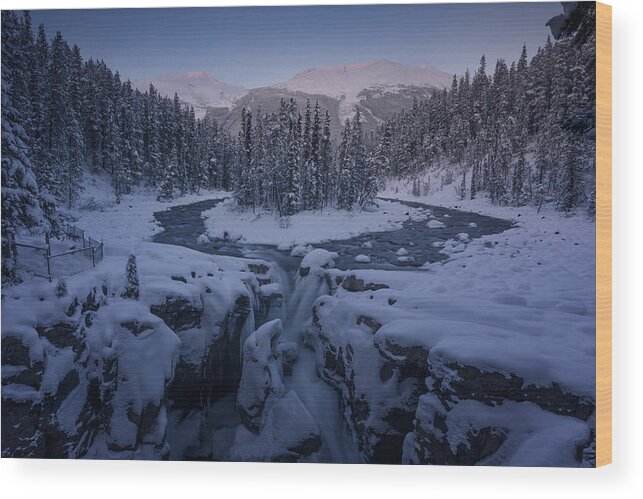 Canada Wood Print featuring the photograph Sunwapta by David Martn Castn