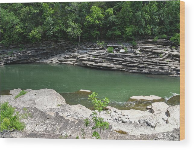 Tennessee Wood Print featuring the photograph Swimming Hole by Phil Perkins