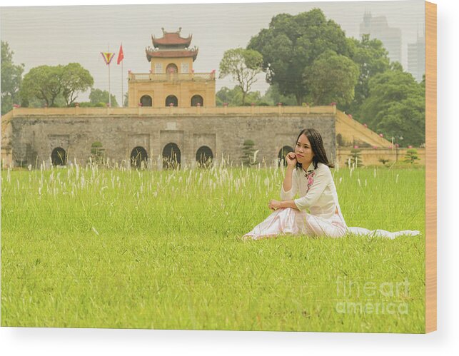 Heritage Wood Print featuring the photograph Thang Long Imperial Citadel 02 by Werner Padarin
