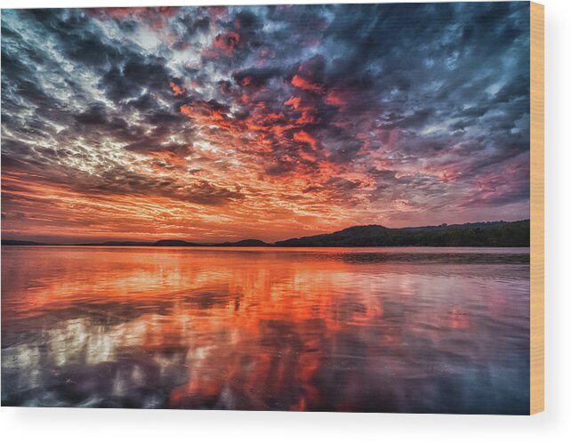 Sunrise Wood Print featuring the photograph That Moment by Brad Bellisle