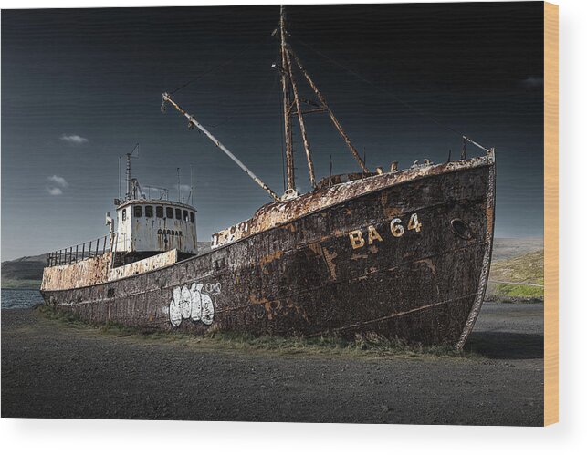 Boat Wood Print featuring the photograph The Boat by Andrea Auf Dem Brinke