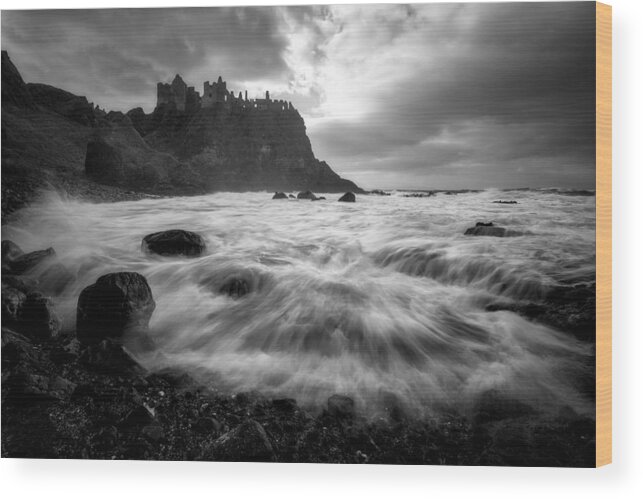 Landscape Wood Print featuring the photograph The Dark Kingdom by Daniel F.