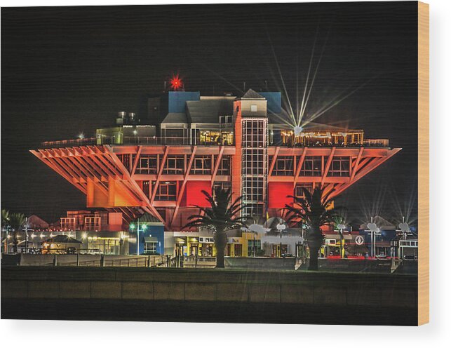 Architechture Wood Print featuring the photograph The Pier by Joe Leone