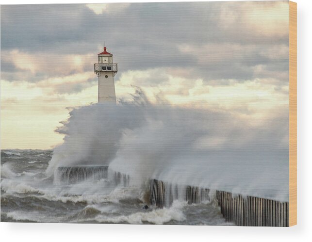 Power Wood Print featuring the photograph The Power of Nature by Rod Best
