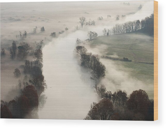 River Wood Print featuring the photograph The River by Marco Galimberti