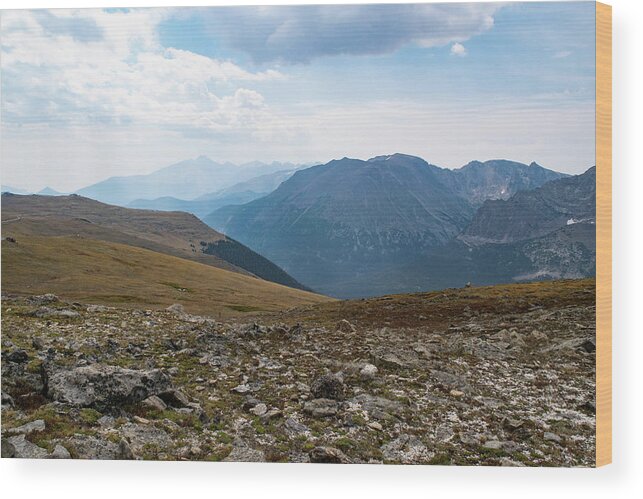 Altitude Wood Print featuring the photograph The Rocky Arctic by Nicole Lloyd
