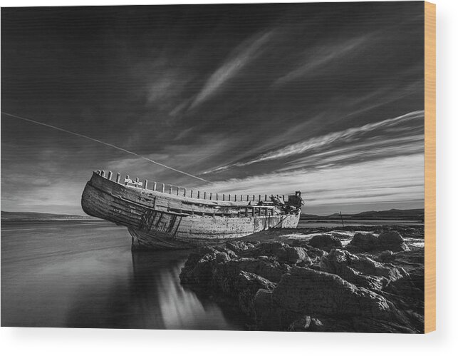 Old Wood Print featuring the photograph Transportation by Bragi Ingibergsson -