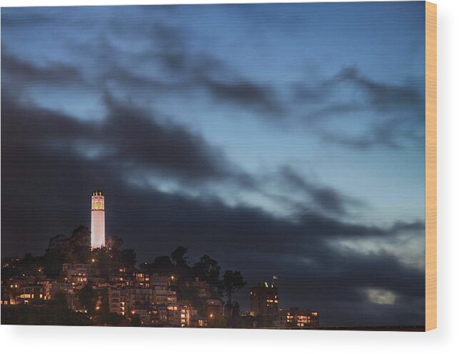 Coit Tower Wood Print featuring the photograph Until It's Over by Laurie Search