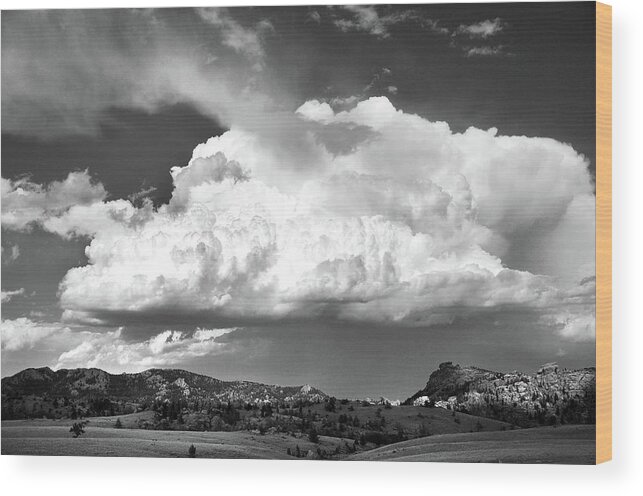 Vedauwoo Wood Print featuring the photograph Vedauwoo Clouds by Chance Kafka