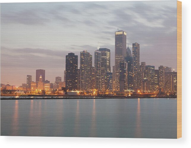Outdoors Wood Print featuring the photograph Waterfront by N. Vivienne Shen Photography