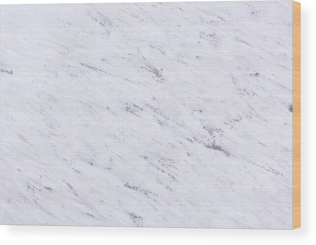 Abstractartistic Wood Print featuring the photograph White Marble Texture Background by Dmytro Synelnychenko