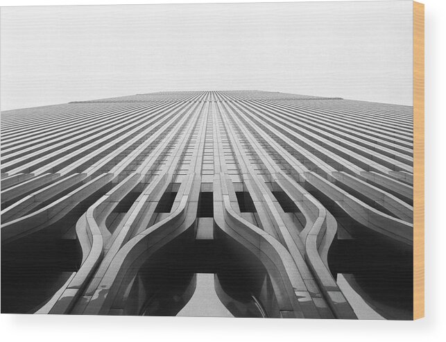 Outdoors Wood Print featuring the photograph World Trade Center Close Up by Steinphoto