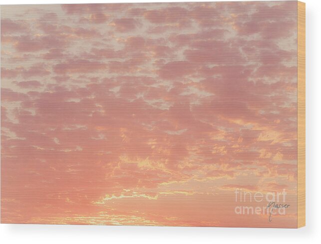 California Desert Wood Print featuring the photograph 0359 Southern California Desert Sunsets by Amyn Nasser
