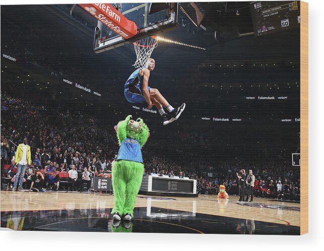 Event Wood Print featuring the photograph Aaron Gordon by Nathaniel S. Butler