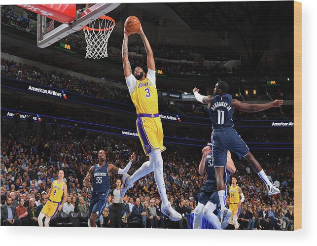 Anthony Davis Wood Print featuring the photograph Anthony Davis #1 by Jesse D. Garrabrant