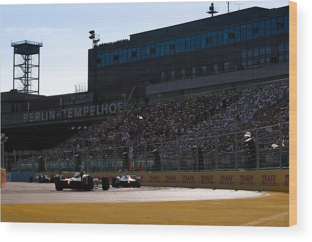 Celebrity Sightings Wood Print featuring the photograph Berlin E-Prix - ABB Formula E Championship #1 by Handout