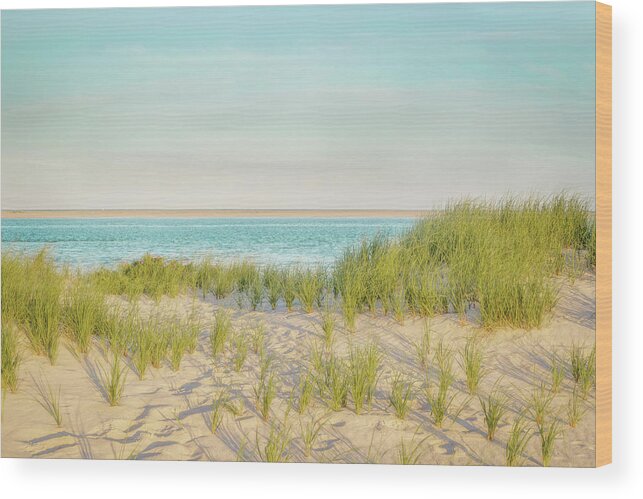 Chatham Ma Wood Print featuring the photograph Chatham Lighthouse Beach #2 by Brooke T Ryan