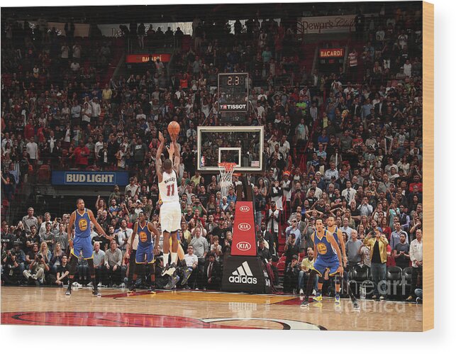 Nba Pro Basketball Wood Print featuring the photograph Dion Waiters by Issac Baldizon