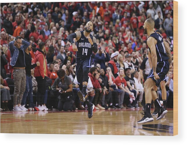 Dj Augustin Wood Print featuring the photograph D.j. Augustin #1 by David Sherman