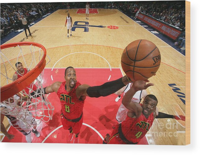 Playoffs Wood Print featuring the photograph Dwight Howard by Ned Dishman