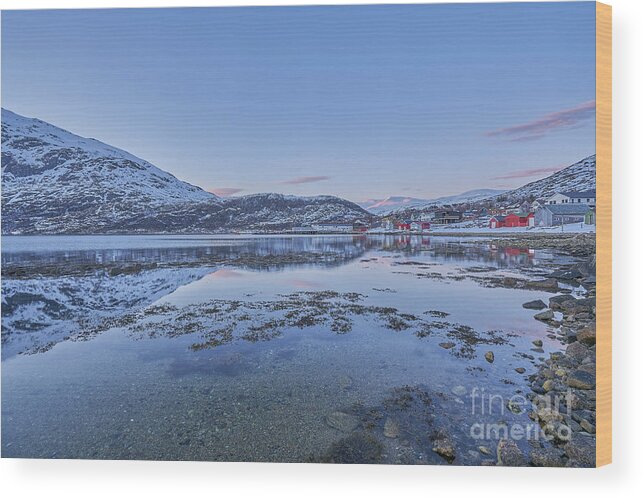 Northern Norway Wood Print featuring the photograph Ersfjordbotn #1 by Brian Kamprath