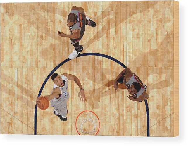 Event Wood Print featuring the photograph Giannis Antetokounmpo by Andrew D. Bernstein