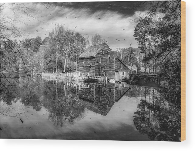 Old Wood Print featuring the photograph Historic Yates Mill by Rick Nelson