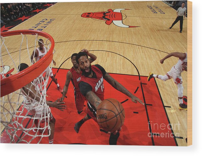 Nba Pro Basketball Wood Print featuring the photograph James Johnson by Gary Dineen