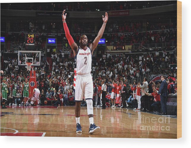 Playoffs Wood Print featuring the photograph John Wall by Brian Babineau
