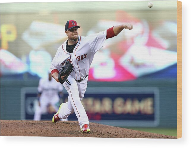 People Wood Print featuring the photograph Jon Lester by Elsa