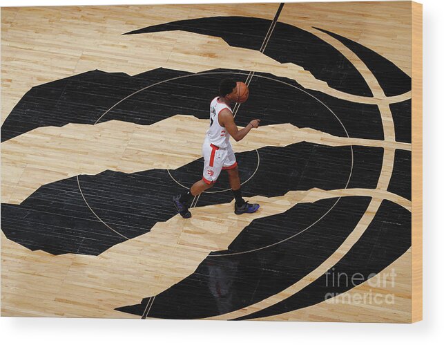 Playoffs Wood Print featuring the photograph Kyle Lowry by Mark Blinch