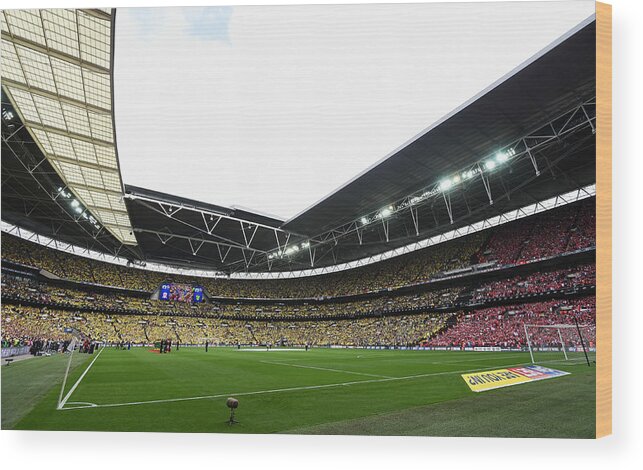 Playoffs Wood Print featuring the photograph Middlesbrough v Norwich City - Sky Bet Championship Playoff Final #1 by Tom Dulat
