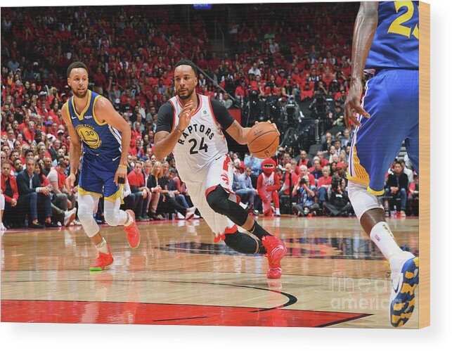 Norman Powell Wood Print featuring the photograph Norman Powell #1 by Jesse D. Garrabrant