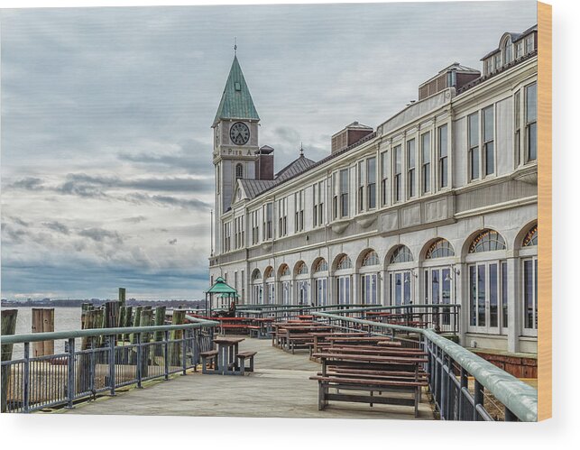 Pier A Harbor House Wood Print featuring the photograph Pier A Harbor House by Cate Franklyn