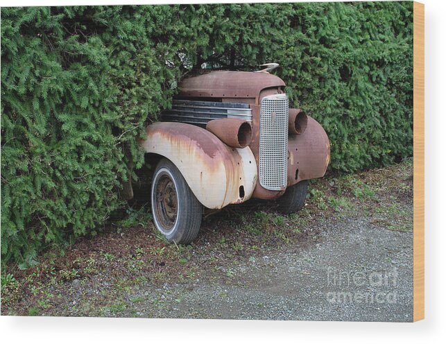 Car Wood Print featuring the photograph Recalculating #2 by Bob Christopher