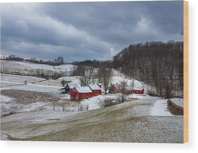 Jenne Farm Wood Print featuring the photograph The farm #1 by Roni Chastain